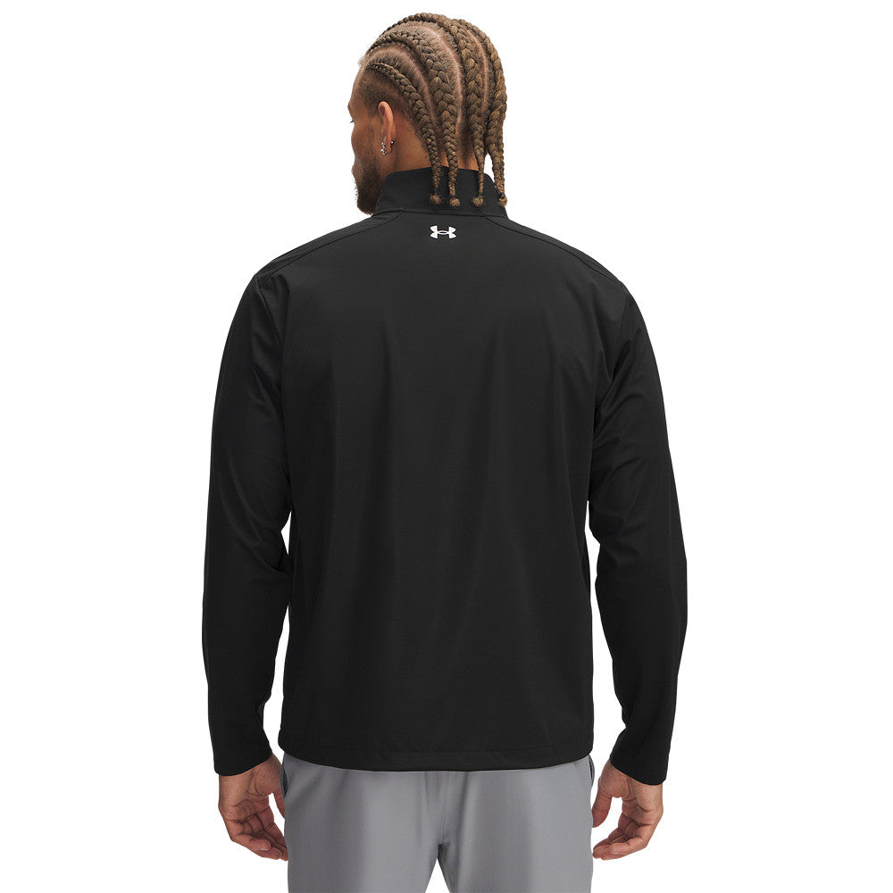 Veste de golf coupe-vent Under Armour à zip intégral pour homme