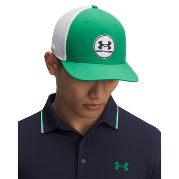 Kappe Under Armour Iso-chill Drive Low Grün/Weiß