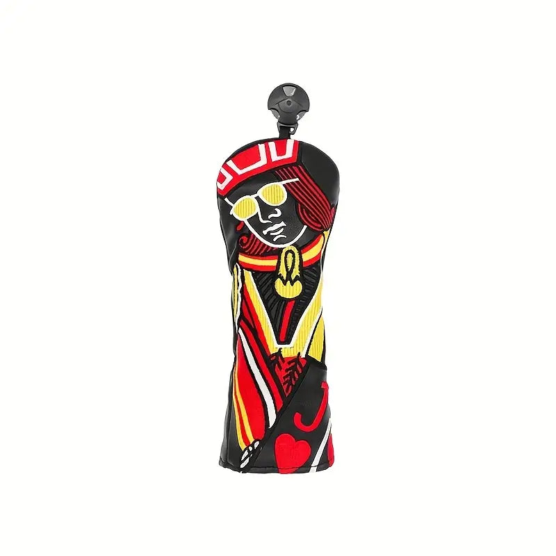 Carte da Gioco Headcover Nero Driver/Legno/Ibrido