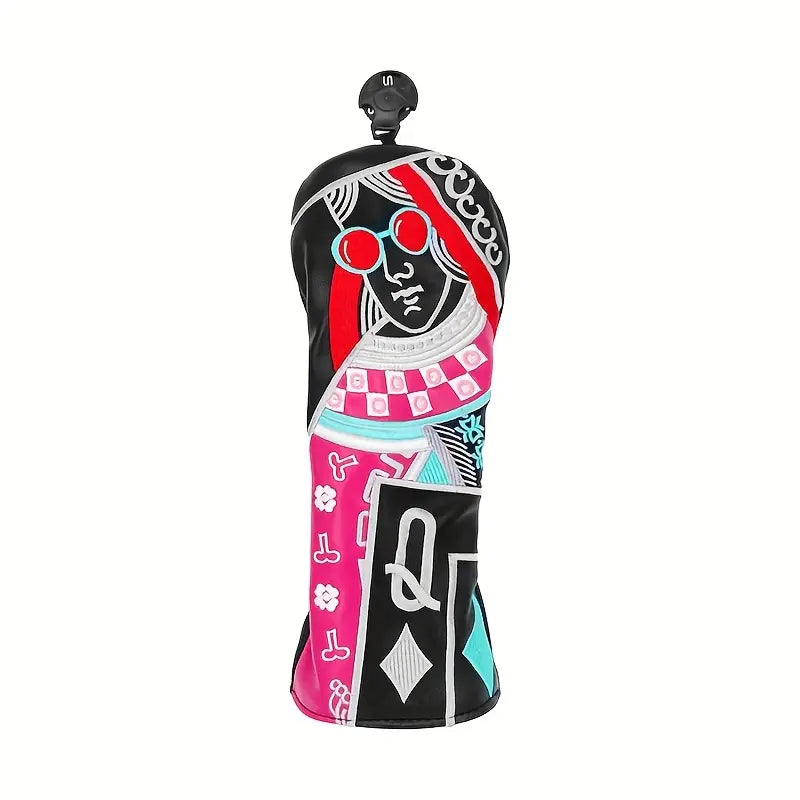 Carte da Gioco Headcover Nero Driver/Legno/Ibrido