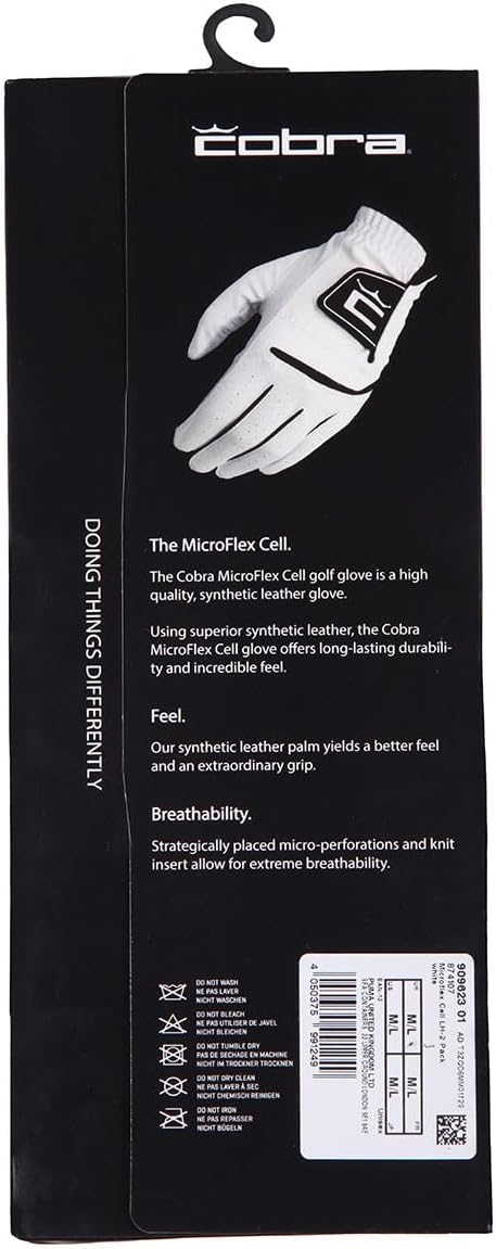 Cobra MicroFlex Cell Golfhandschuhe, linke Hand, 2er-Pack