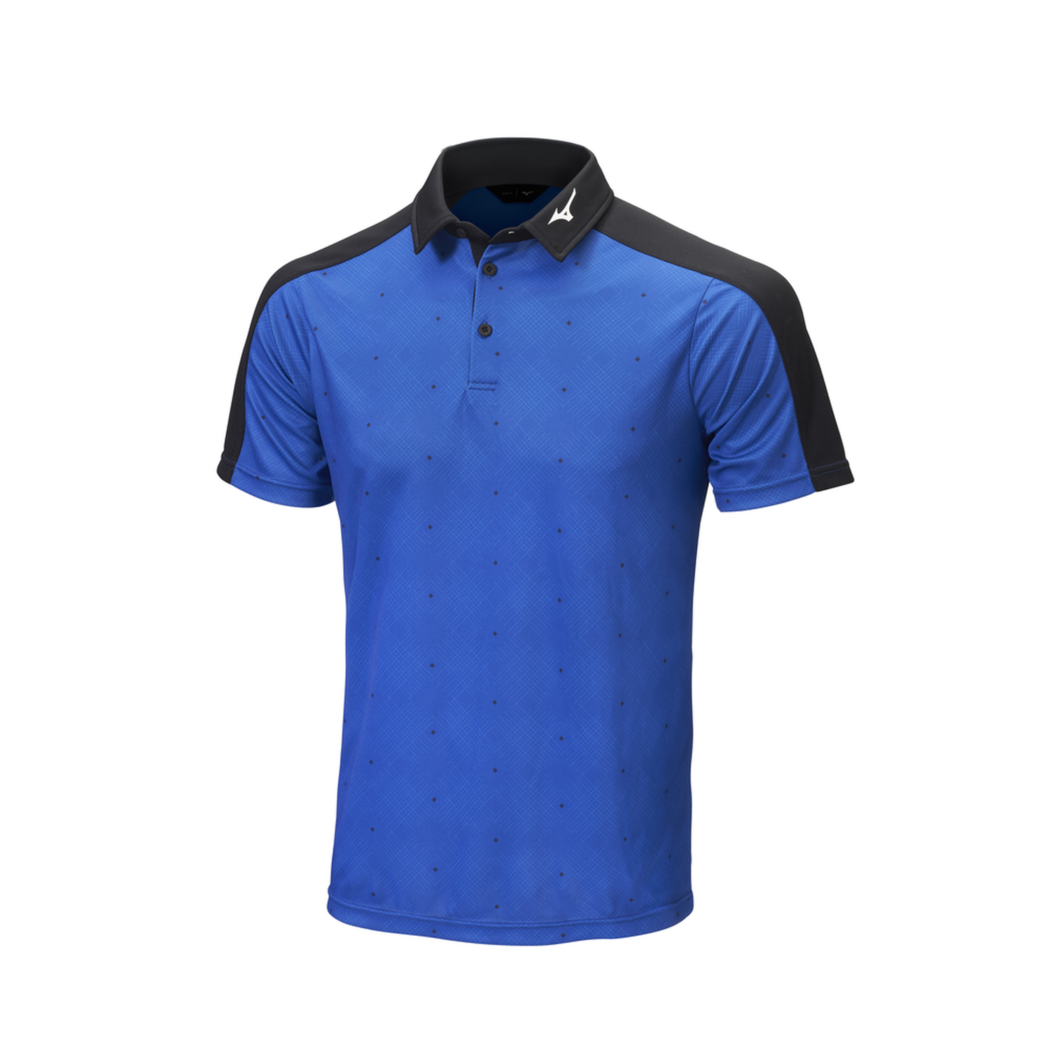 Mizuno Dynamic Herren Golf-Poloshirt Kurzarm Blau