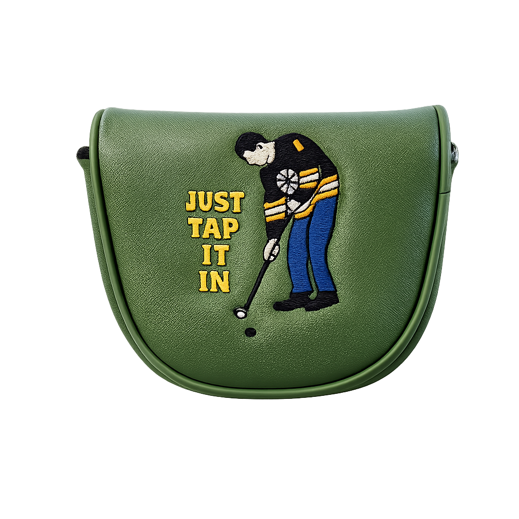Headcover Golf Putter "Just Tap In" - Center Shaft
