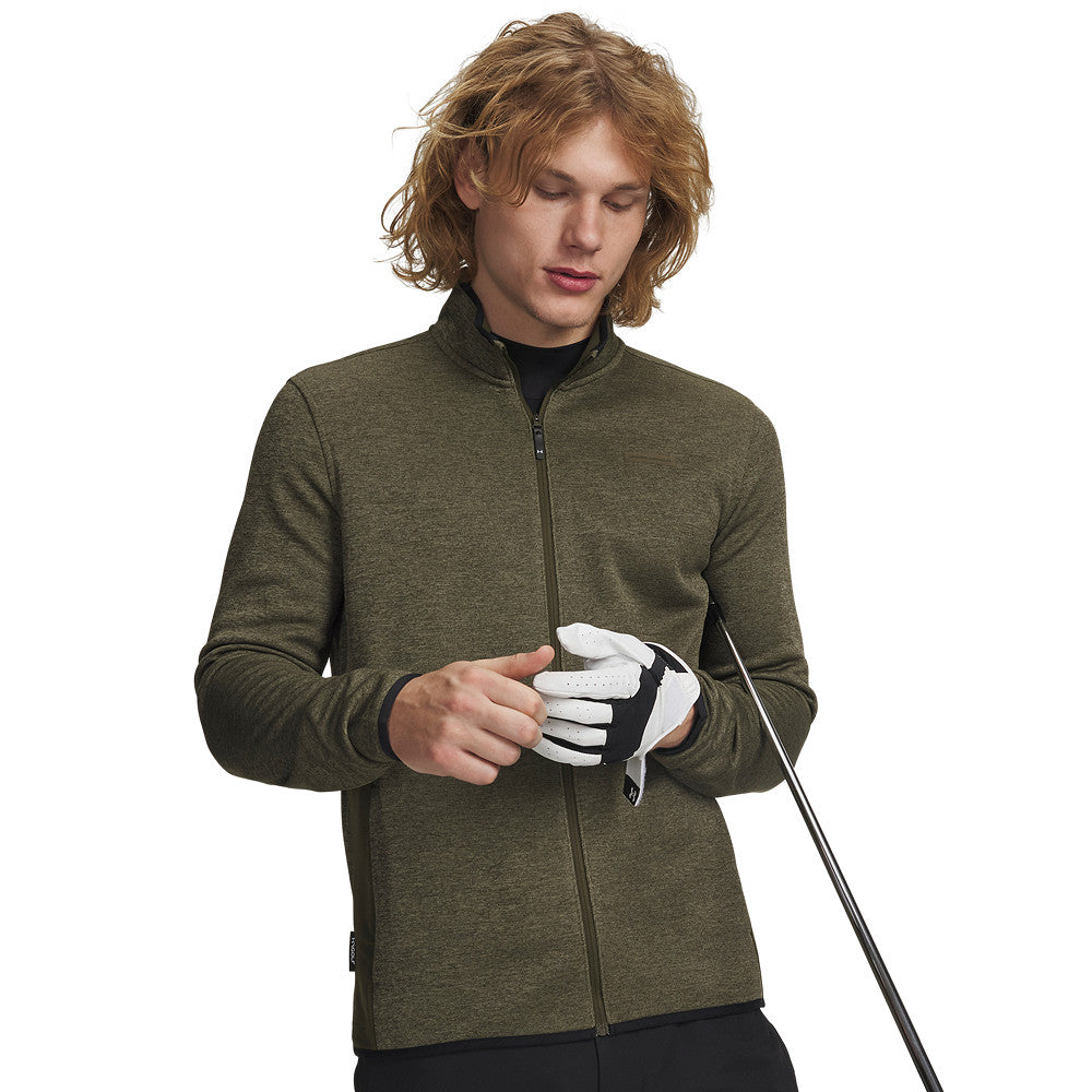 Under Armour UA Drive SweaterFleece Full Zip – Golf-Fleecejacke mit durchgehendem Reißverschluss für Herren