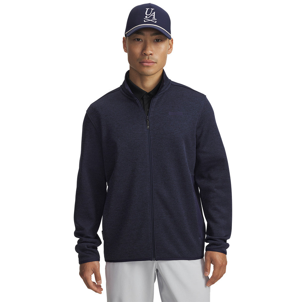 Under Armour UA Drive SweaterFleece Full Zip – Golf-Fleecejacke mit durchgehendem Reißverschluss für Herren