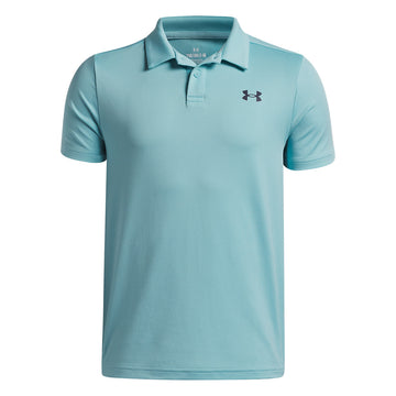 Polo Golf Junior Under Armour Matchplay Azzurra