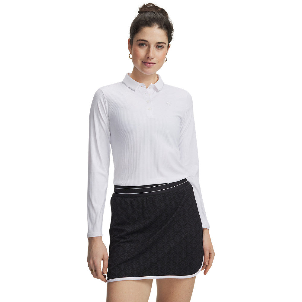 Under Armour Drive Chill Poloshirt mit langen Ärmeln – Damen