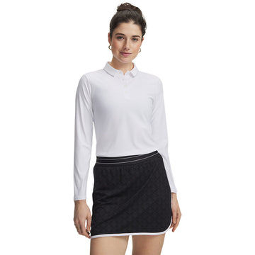 Under Armour Drive Chill Poloshirt mit langen Ärmeln – Damen