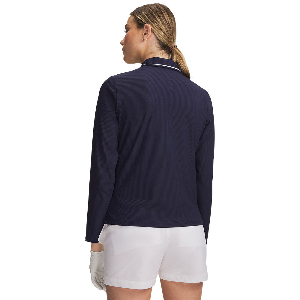 Under Armour Drive Chill Poloshirt mit langen Ärmeln – Damen