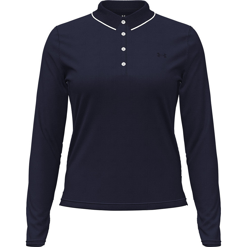 Under Armour Drive Chill Poloshirt mit langen Ärmeln – Damen