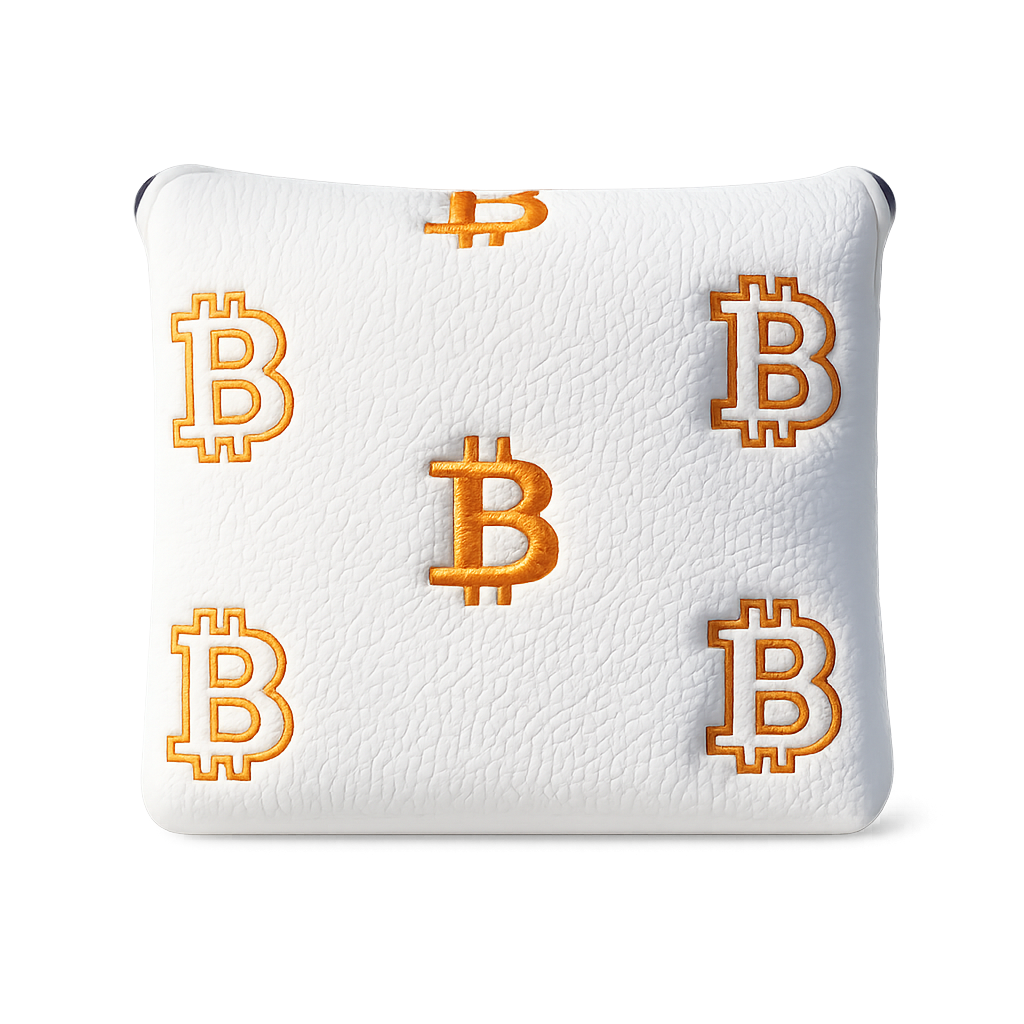 Headcover Golf Putter Mallet Bitcoin