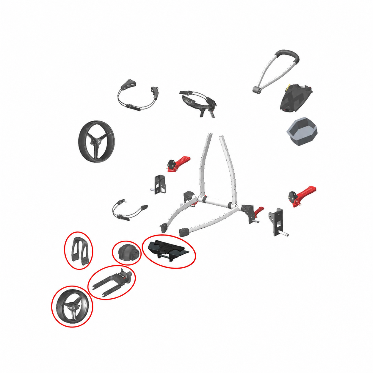 Kit de rueda delantera de repuesto Big Max Blade IP