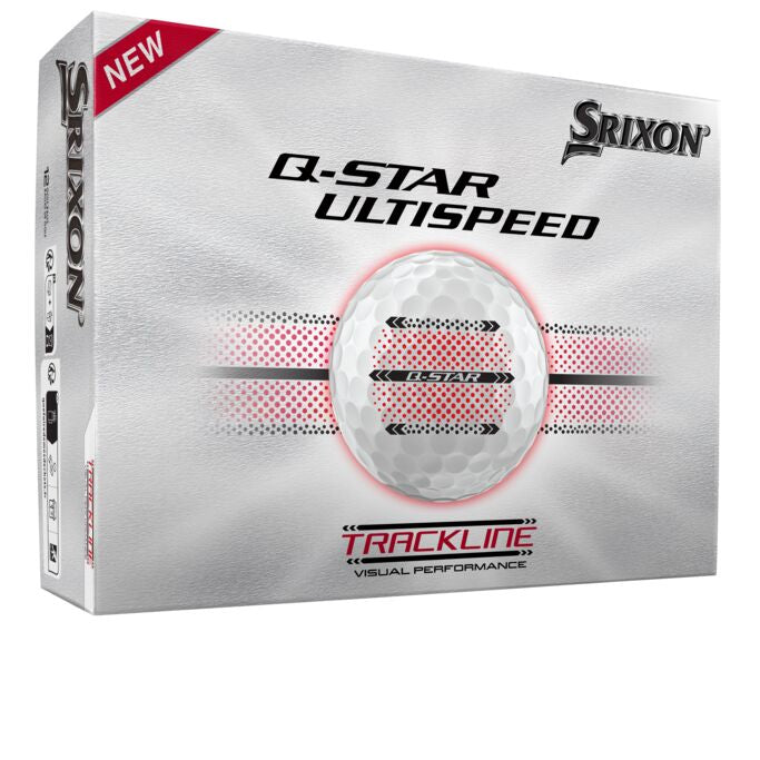 Palline da Golf Srixon Q-Star Ultispeed Trackline - Dozzina