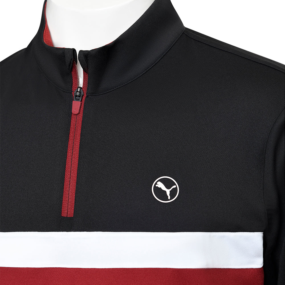 Puma Colorblock 1/4 Zip Maglia
