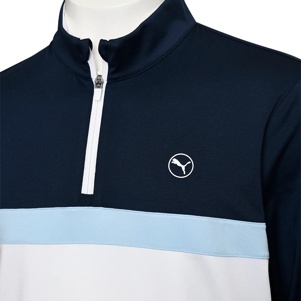 Puma Colorblock 1/4 Zip Maglia