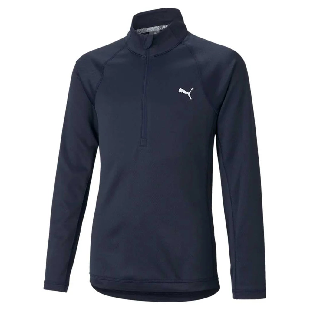 Jersey de golf PUMA para niña con cremallera 1/4