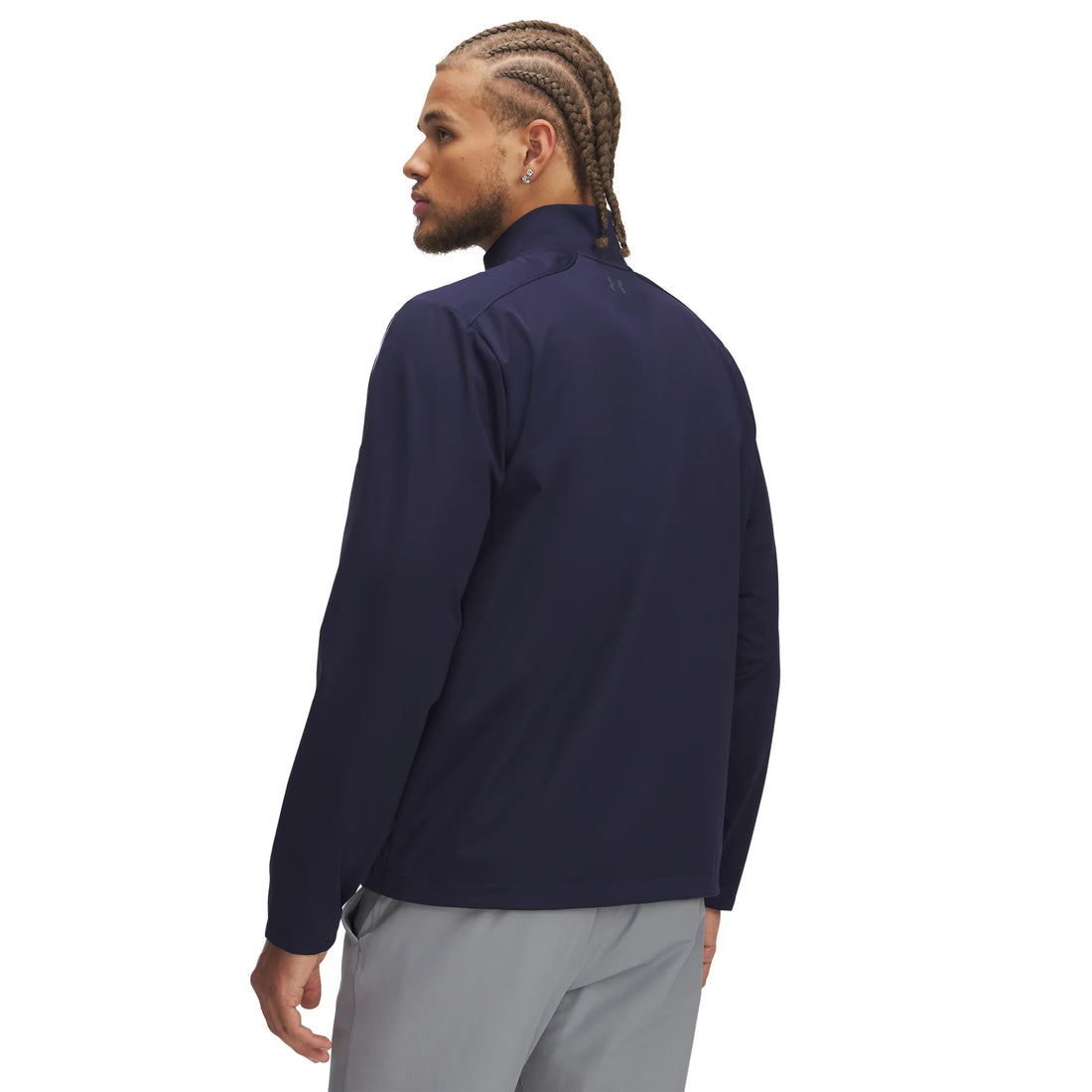 Giacca Antivento Golf Uomo Under Armour Full Zip Blu