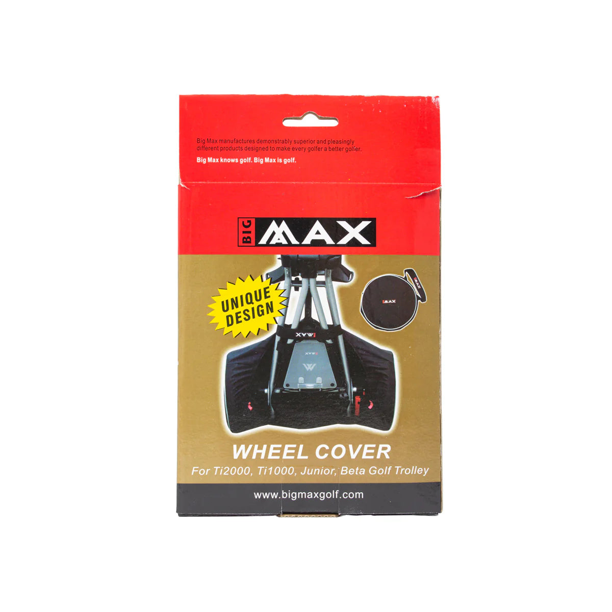 Big Max Wheel Cover – Radabdeckung für Golf-Trolley Ti Series