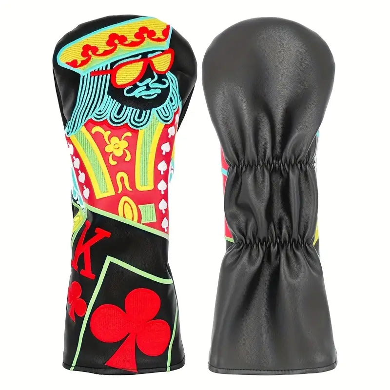 Carte da Gioco Headcover Nero Driver/Legno/Ibrido