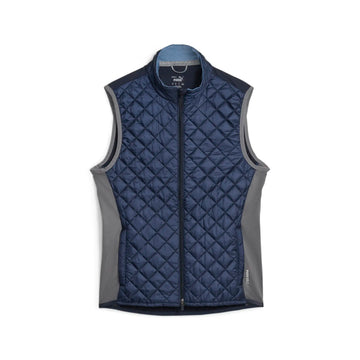 Gilet Golf Uomo Puma Frost Quilted Primaloft Blu