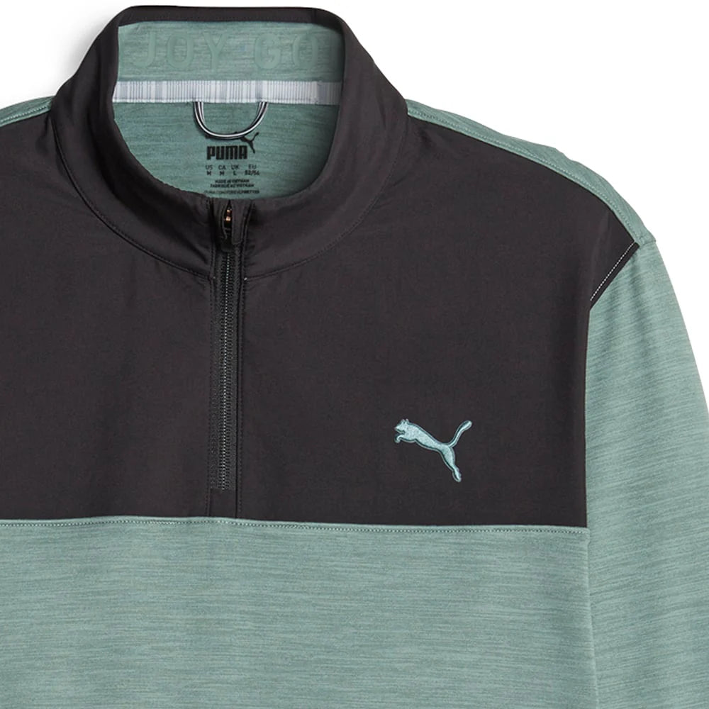Felpa Leggera Golf Uomo Puma Cloudspun Colourblock 1/4 Zip