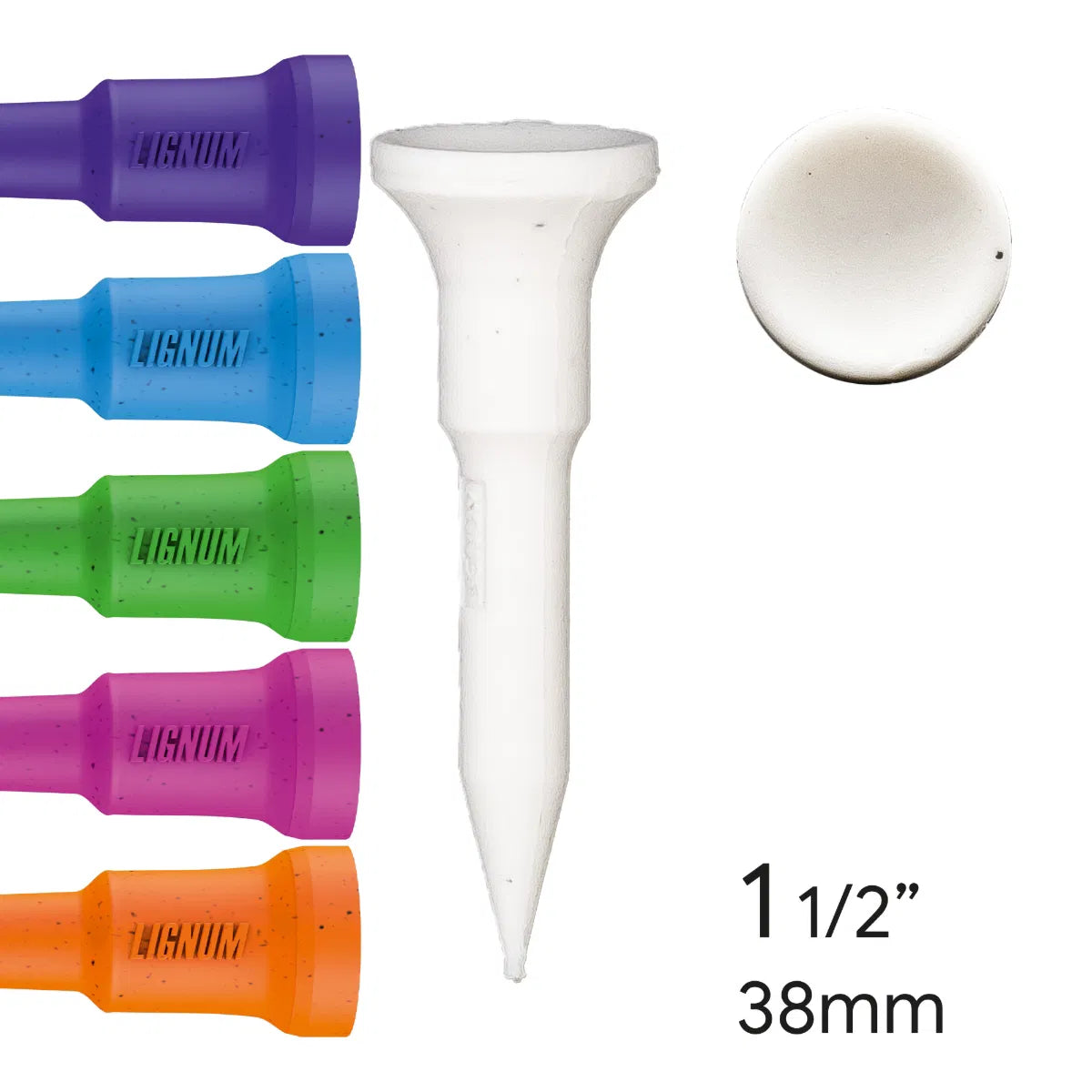 Lignum 38mm Tees 16pk - For Irons and Hybrids
