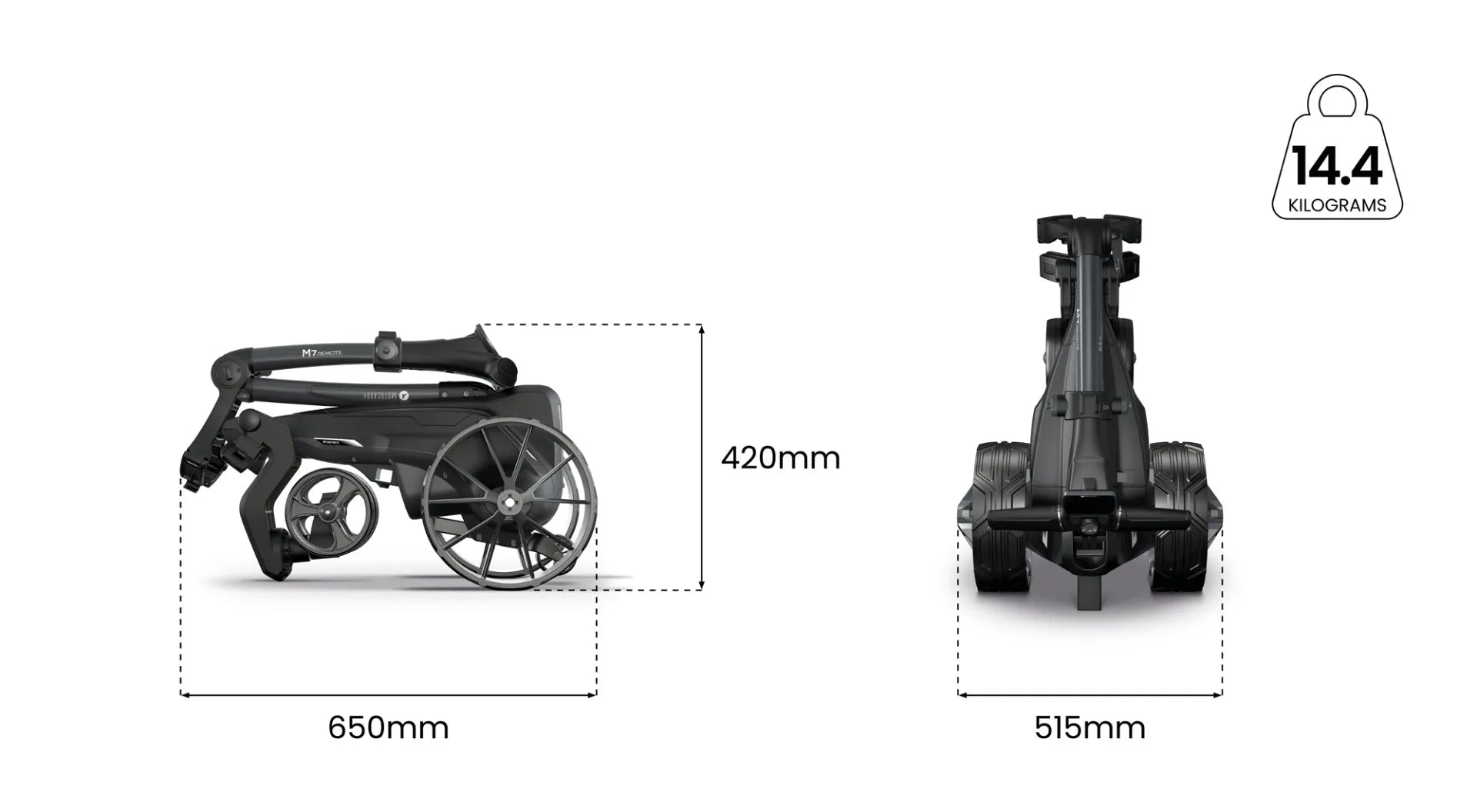 Motocaddy M7 REMOTE 2026 Carrello Elettrico Radiocomandato